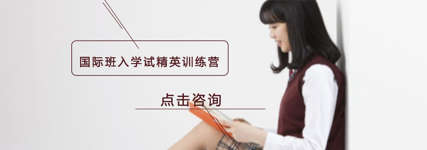 国际班入学考试培训实景