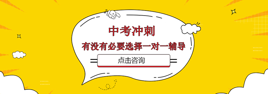 中考冲刺有没有必要选择一对一辅导