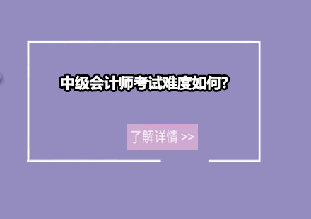 中级会计师考试深度解析