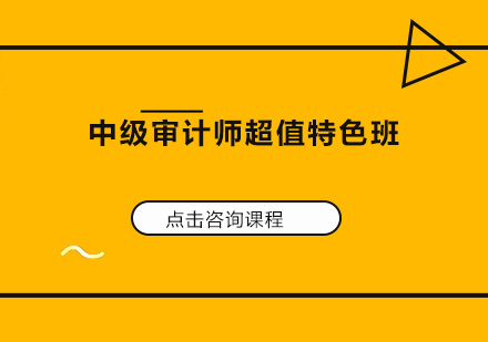 广州中级审计师超值特色班