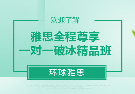 郑州雅思全程尊享一对一破冰精品班