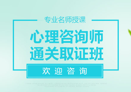 北京心理咨询师通关班