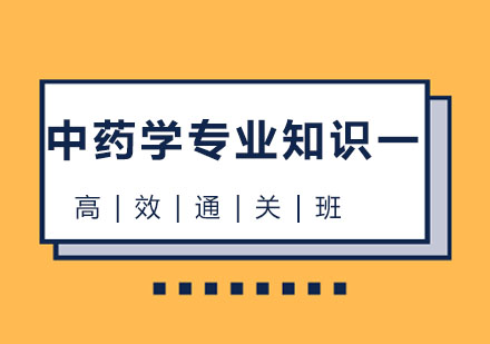 北京中药学专业知识一高效通关班