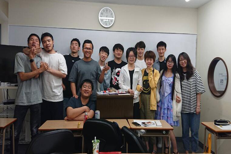 学生合影