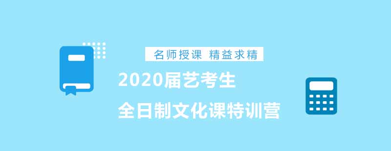 2020届艺考生全日制文化课特训营