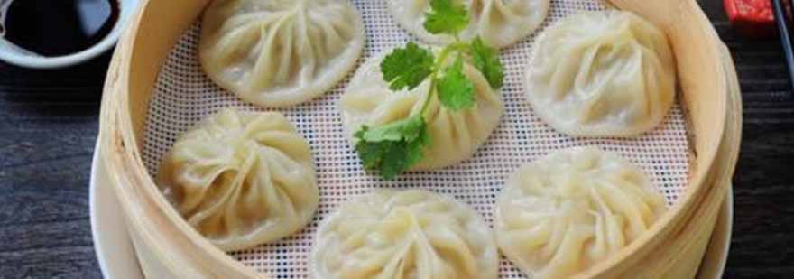 小笼包制作现场