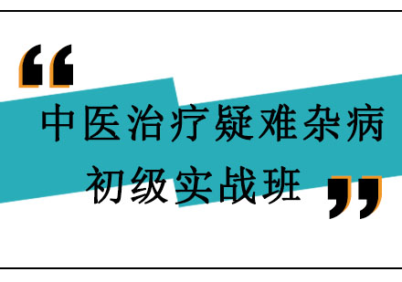 北京中医治疗疑难杂病初级实战班