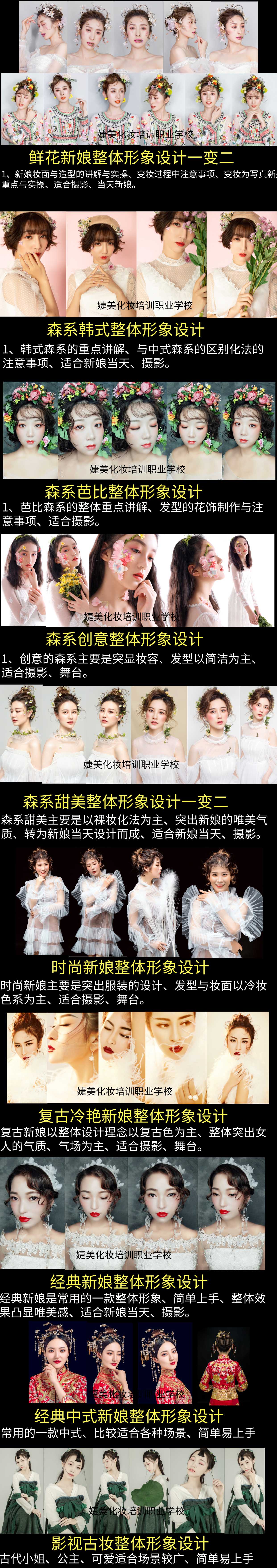 化妆教学现场