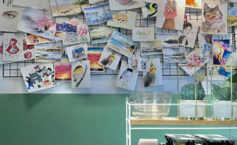 作品墙展示