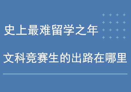 史上最难留学之年，文科竞赛生的出路在哪里!