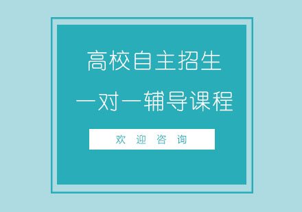 北京高校自主招生一对一辅导课程