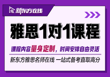 雅思1对1定制课