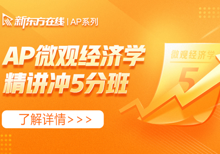 AP微观经济学精讲冲5分班