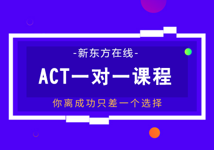 ACT一对一课程