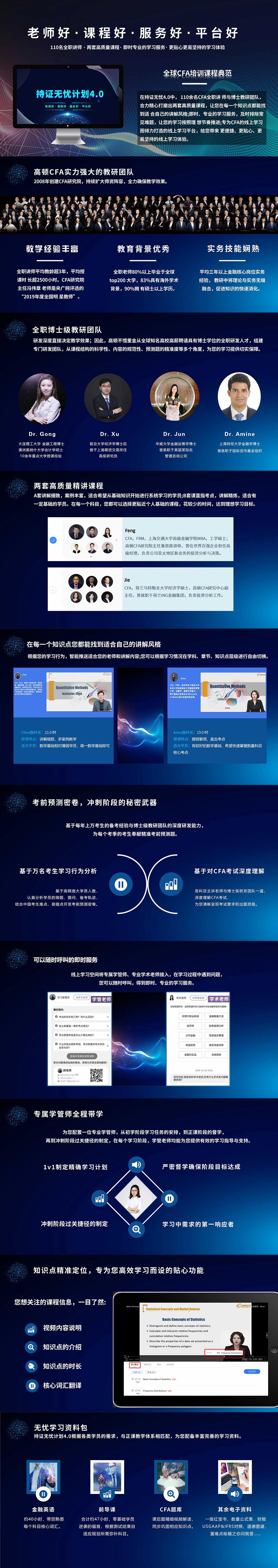 CFA课程体系结构图