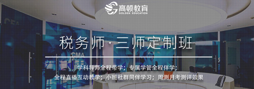 税务师定制班教学场景