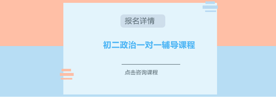 个性化政治辅导课堂