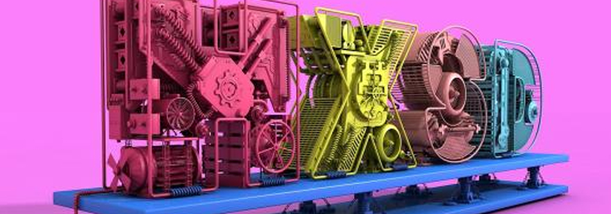 C4D三维建模操作界面