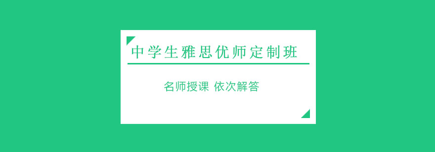 中学生雅思优师定制班