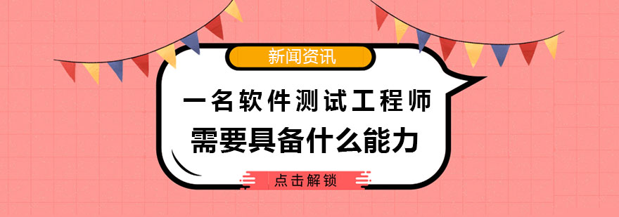 软件测试能力模型示意图