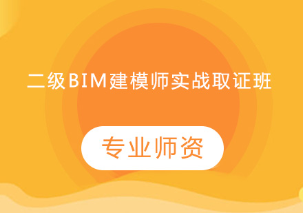 二级BIM建模师实战班