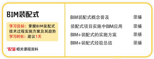 BIM装配式课程结构