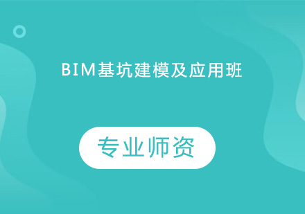 BIM基坑建模及应用培训班