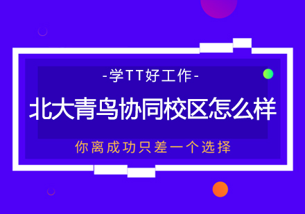 北大青鸟协同校区怎么样？