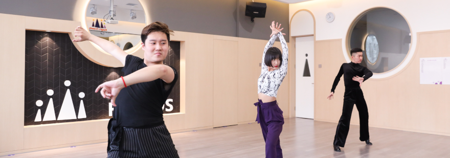 西安拉丁舞表演现场