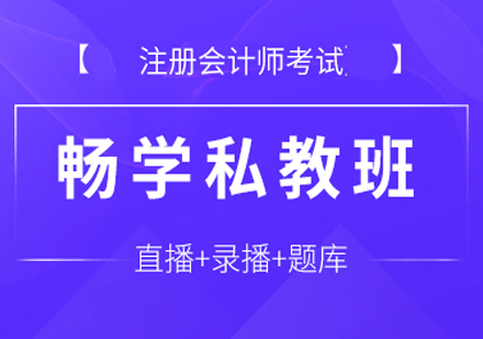 注册会计师畅学私教班