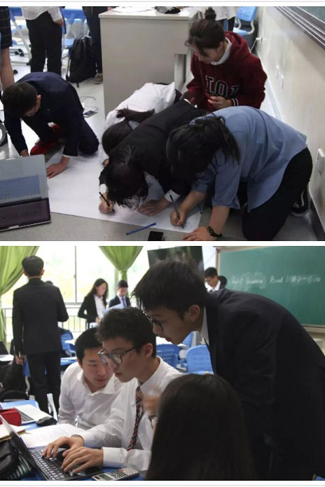 科桥学生参加ASDAN商赛现场