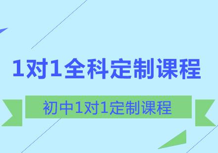 初中1对1全科定制课程