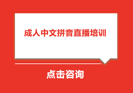 东莞成人中文拼音直播培训班