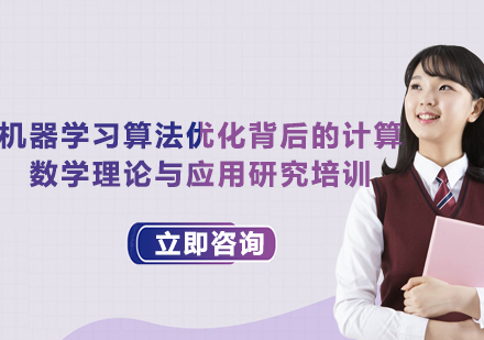 上海机器学习算法优化背后的计算数学理论与应用研究培训