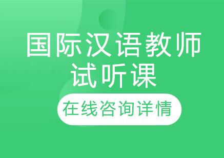 杭州唯壹汉语国际汉语教师试听课