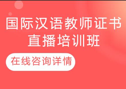 杭州唯壹汉语国际汉语教师证书直播培训班