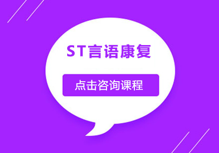 深圳ST言语康复培训班