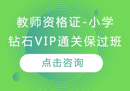 教师资格证-小学（钻石VIP通关*班）