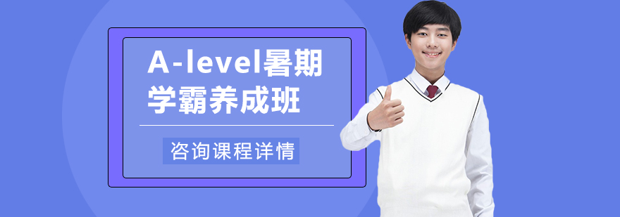 Alevel暑期学霸养成班