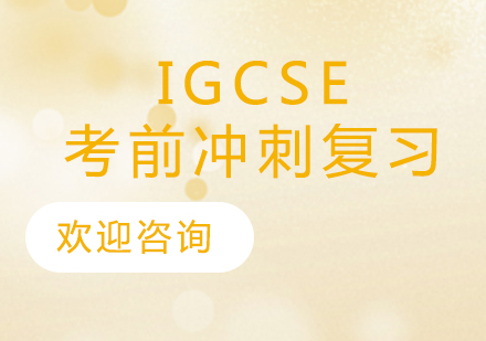 IGCSE考前冲刺复习培训