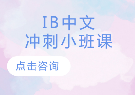 IB中文冲刺小班课