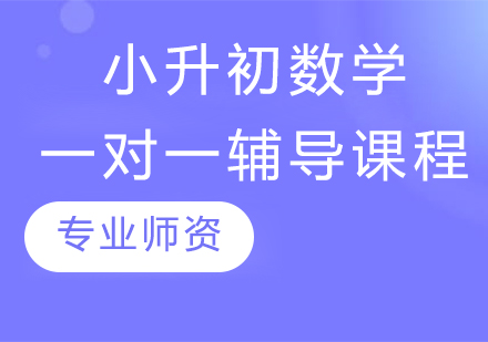  小升初数学一对一辅导课程