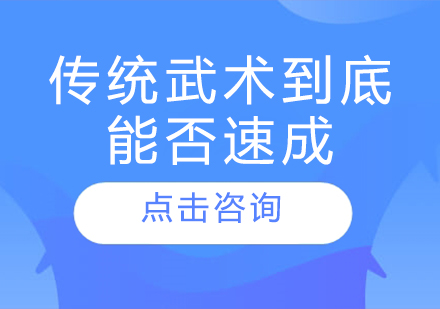 武术速成可行性深度解析