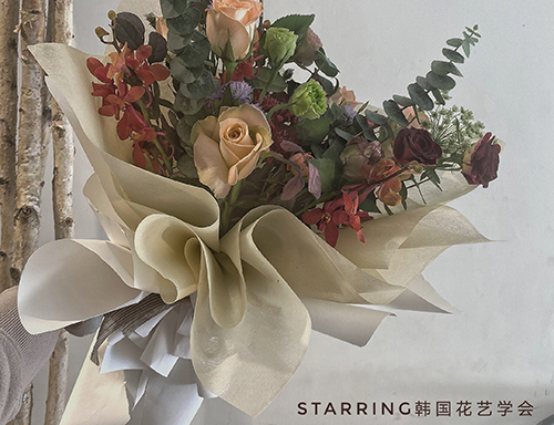 韩式花束结构解析