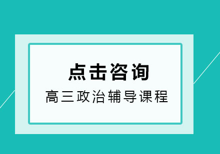 高三政治一对一辅导课程