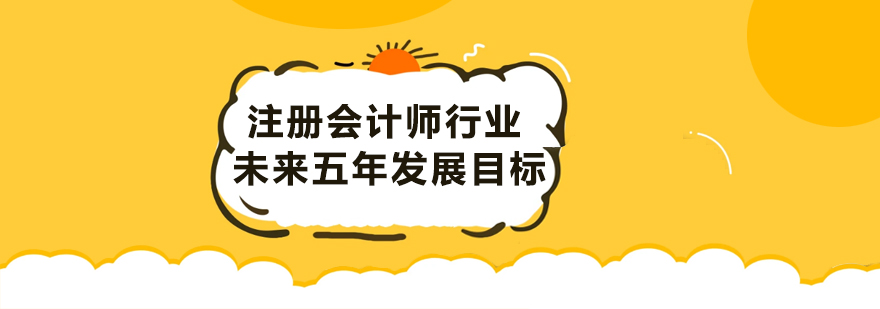 注册会计师行业未来五年发展目标