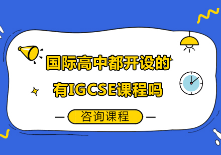 国际高中都开设的有IGCSE课程吗