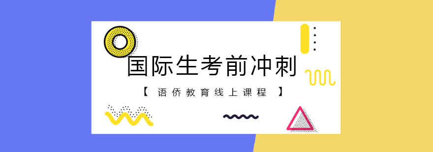 国际艺术生线上课程