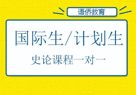 国际生/计划生史论课程一 一对一