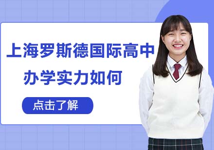 上海罗斯德国际高中办学实力深度解析